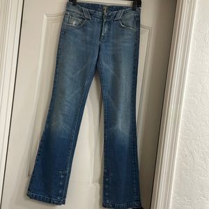 7 For All Mankind Women's Medium Wash Blue Jeans
